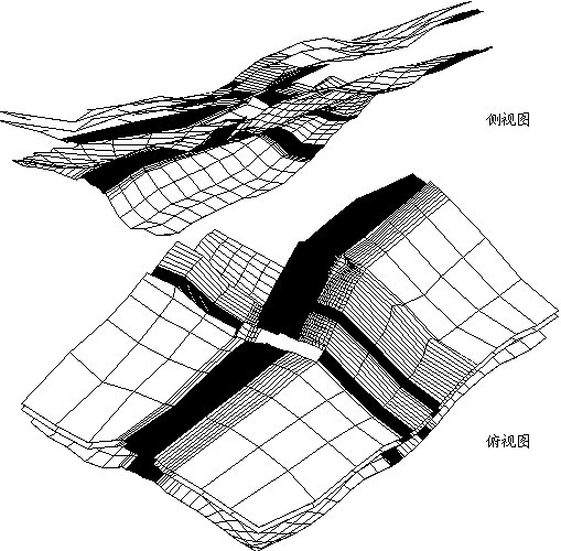 軟弱結構面fj2、fj5、fj4部分網格圖,建筑結構行業應用解決方案